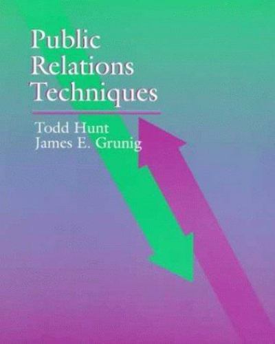 Public relations techniques - public,